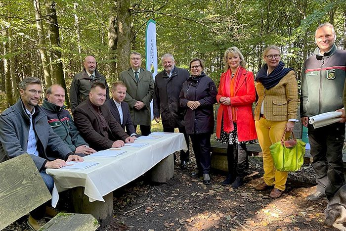 Unterzeichnung Absichtserklärung Forstpark Unterzeichnung Absichtserklärung Forstpark