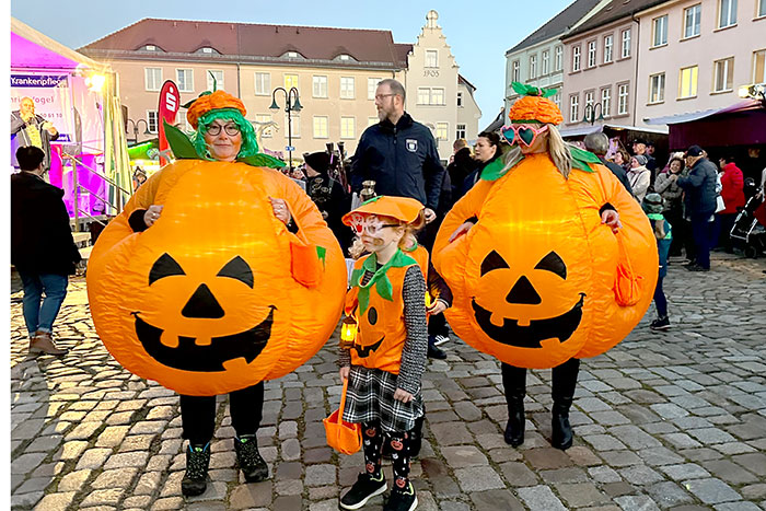 Kürbisse Einkaufsnacht