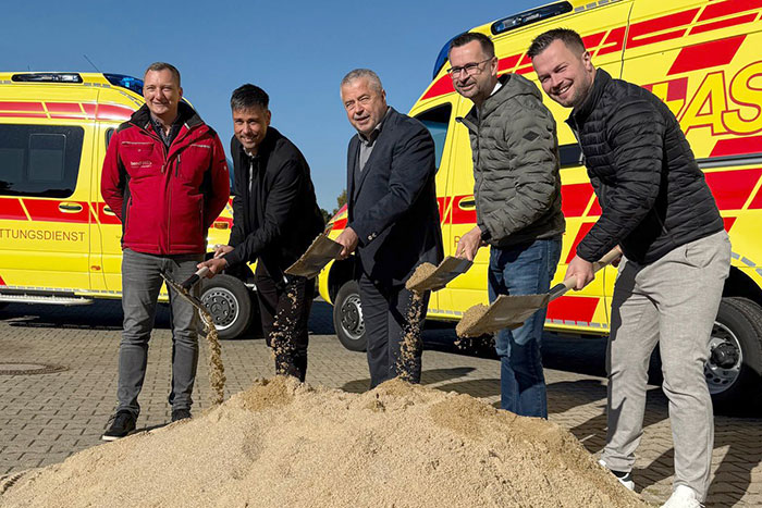 Spatenstich für neue ASB-Rettungswache