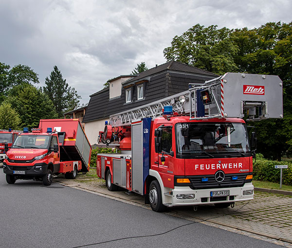 Drehleiter und Wechsellader