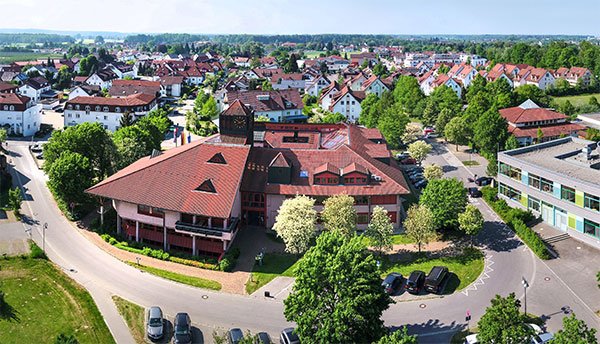 Blick auf Meckenbeuren